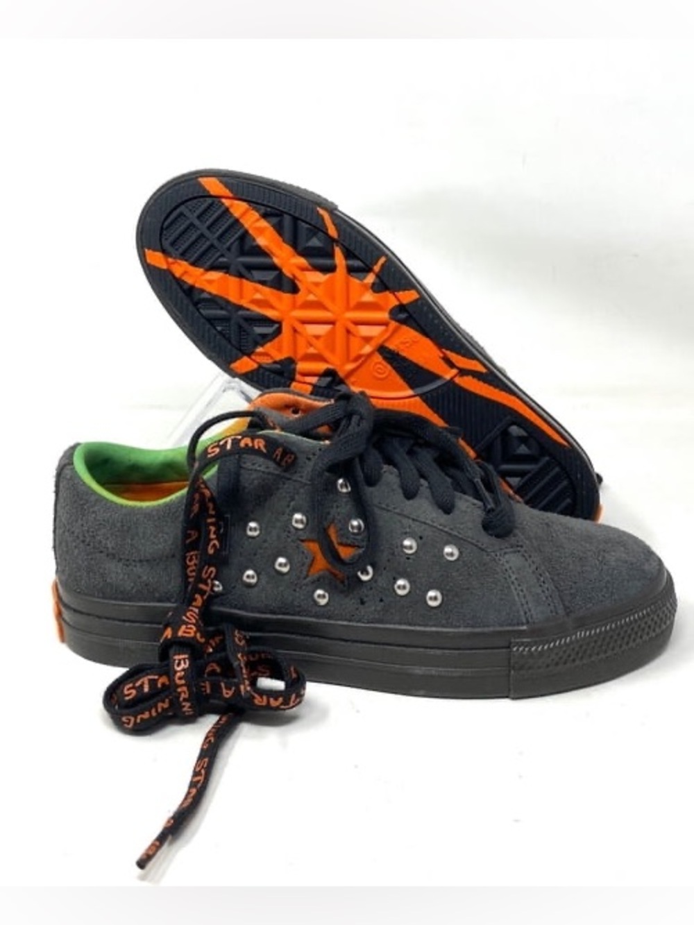 Converse One Star A Burning Star Black Sneakers Suede Men’s Sz 6.5 A01763C